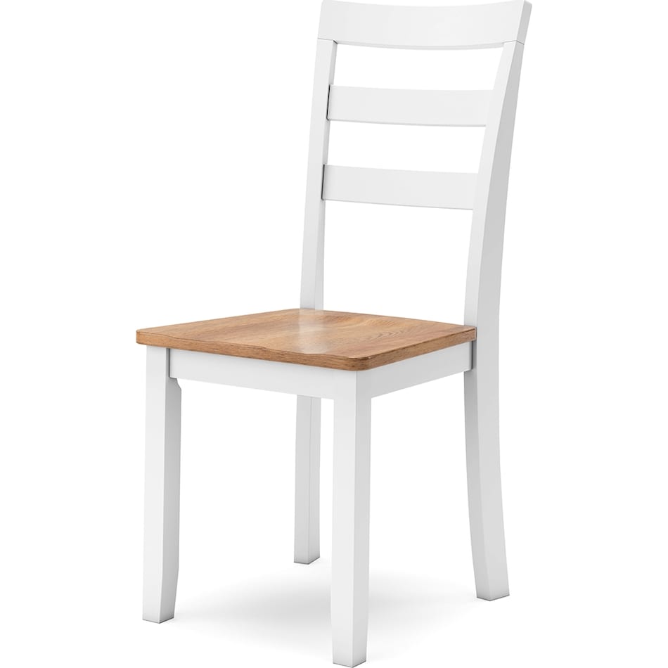 gesthaven natural white side chair   