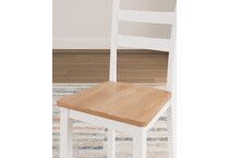 gesthaven natural white side chair   