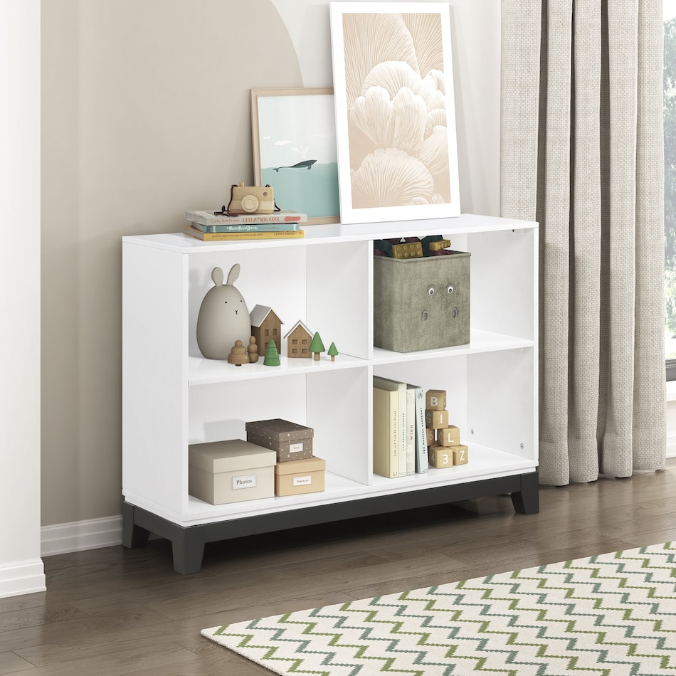 gibby white bookcase   