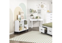 gibby white bookcase   