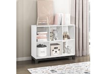 gibby white bookcase   