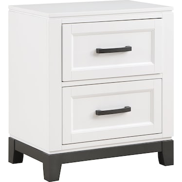 GIBBY 2-DRAWER NIGHTSTAND