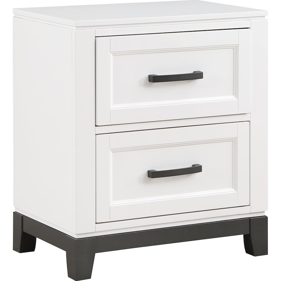 gibby white nightstand   