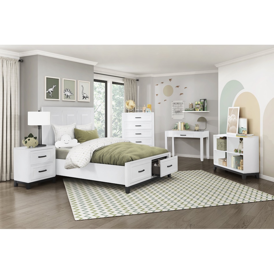 gibby white nightstand   