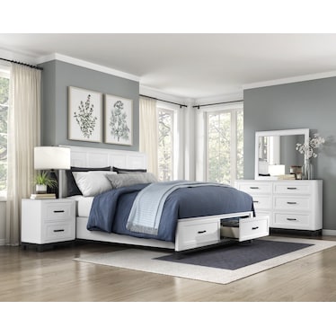 GIBBY PANEL STORAGE BED