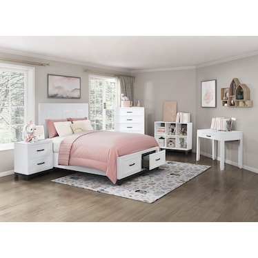 GIBBY PANEL STORAGE BED