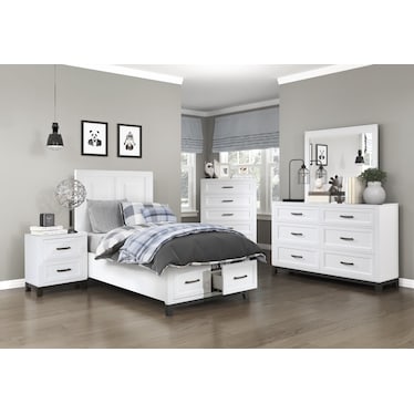 GIBBY PANEL STORAGE BED