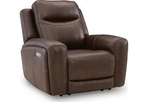 giddeon cordova leathe rpower recliner   
