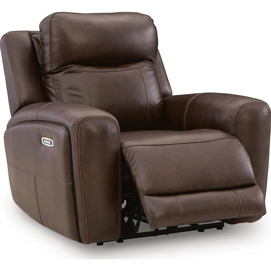 giddeon cordova leathe rpower recliner   