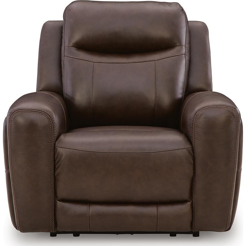 giddeon cordova leathe rpower recliner   