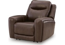 giddeon cordova leathe rpower recliner   