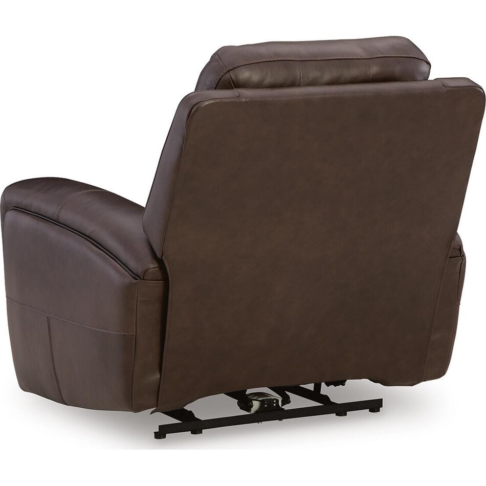 giddeon cordova leathe rpower recliner   
