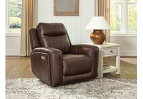 giddeon leathe rpower recliner   