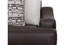 gisella chocolate loveseat   