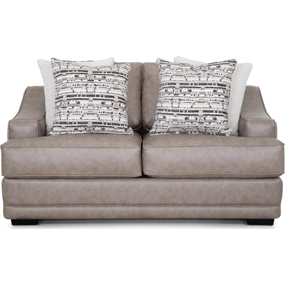 gisella greige loveseat   