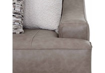 gisella greige loveseat   