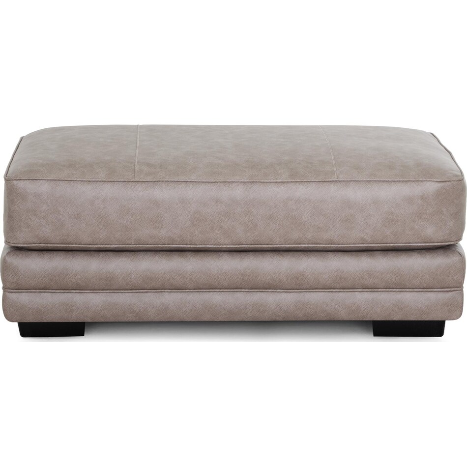gisella greige ottoman   