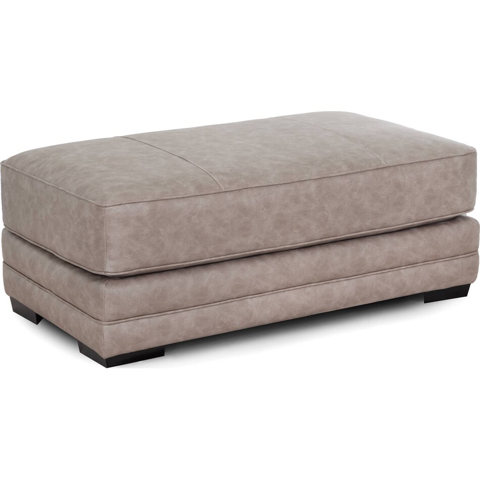gisella greige ottoman   