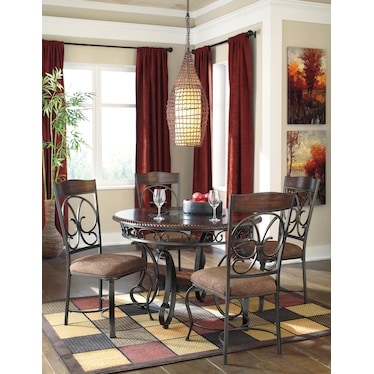 GLAMBREY 5-PIECE DINING SET