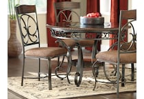 glambrey brown side chair   