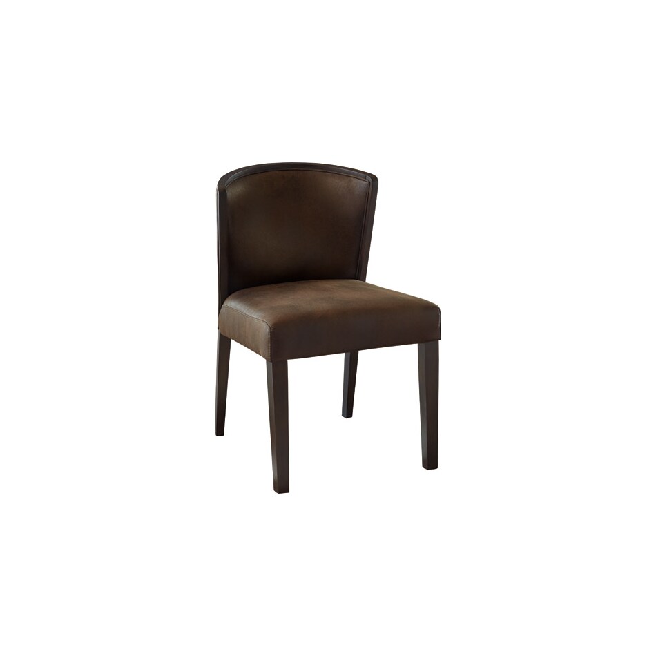 glassy stone side chair   