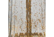 gold and clear swatch  