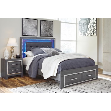 LODANNA STORAGE BED
