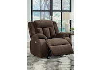 greely bend brown recliner   