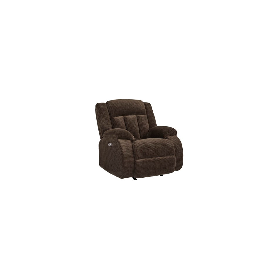 greely bend chocolate recliner   