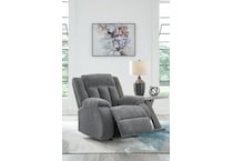 greely bend grey power recliner   