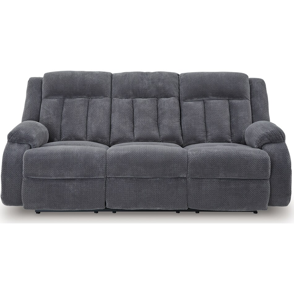 greely bend steel power reclining sofa   