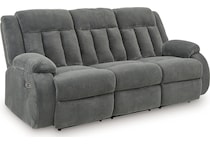 greely bend steel power reclining sofa   