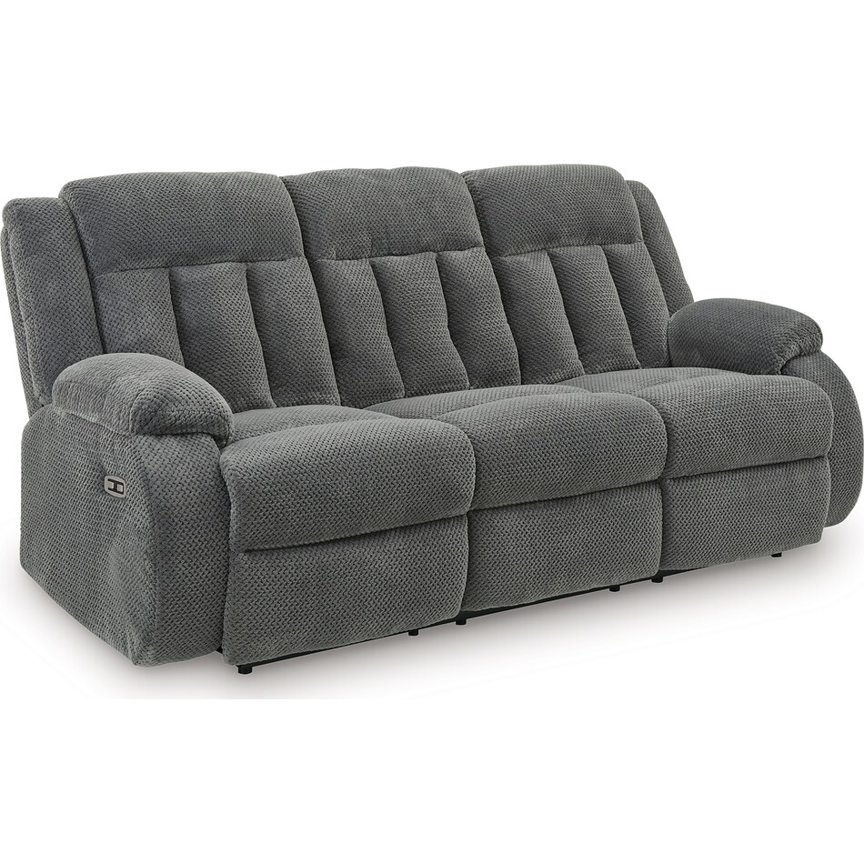 greely bend steel power reclining sofa   