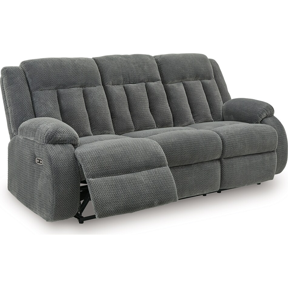greely bend steel power reclining sofa   