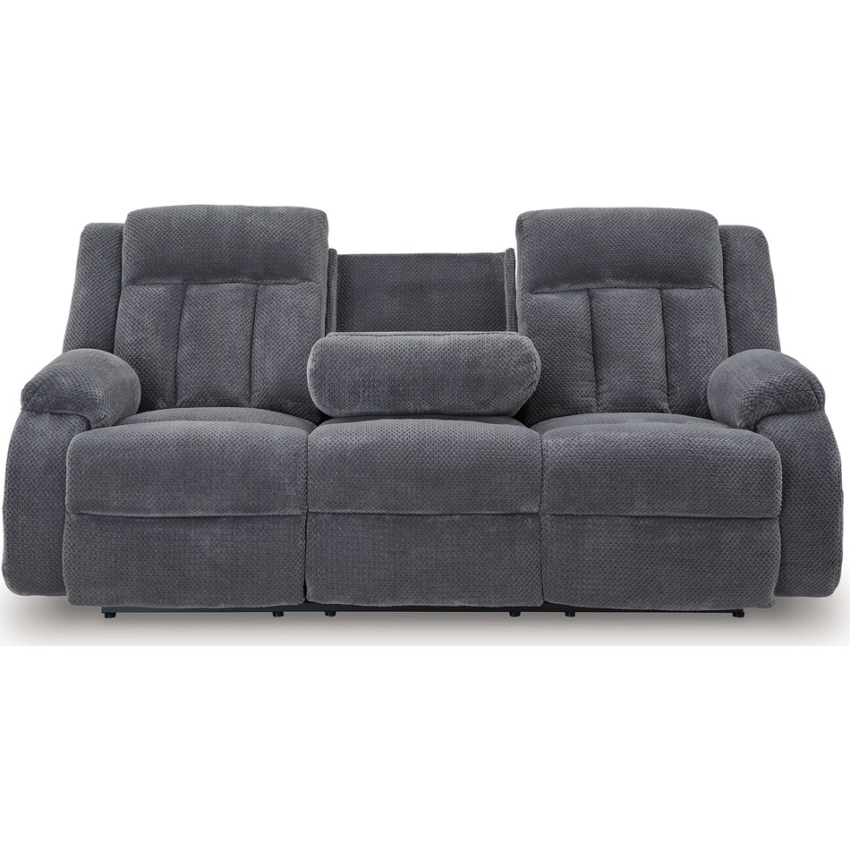 greely bend steel power reclining sofa   