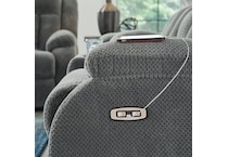 greely bend steel power reclining sofa   