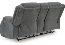 greely bend steel reclining console loveseat   