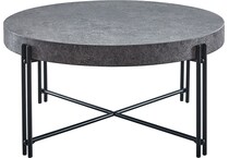 greta concrete cocktail table   
