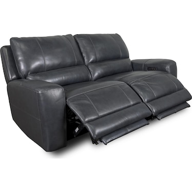 NEBULA LEATHER POWER RECLINING LOVESEAT