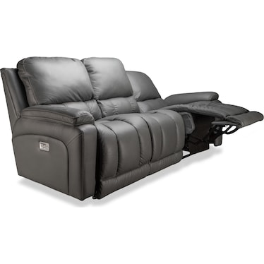 GRAYSON LEATHER POWER SOFA  BY LA-Z-BOY