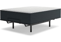 gruve   inch hybrid white mattress cal king   