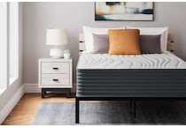 gruve   inch hybrid white mattress cal king   
