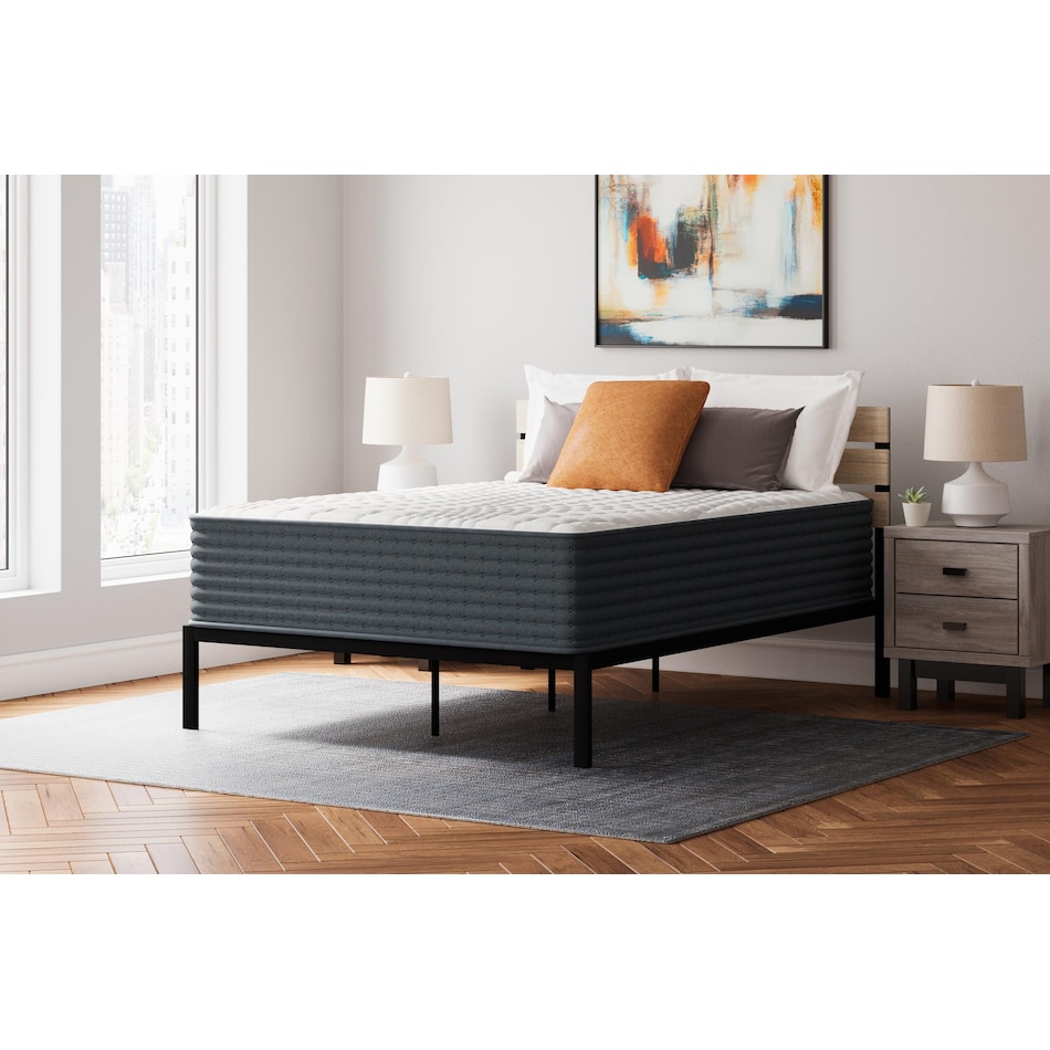 gruve   inch hybrid white mattress queen   