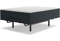 gruve   inch hybrid white mattress queen   