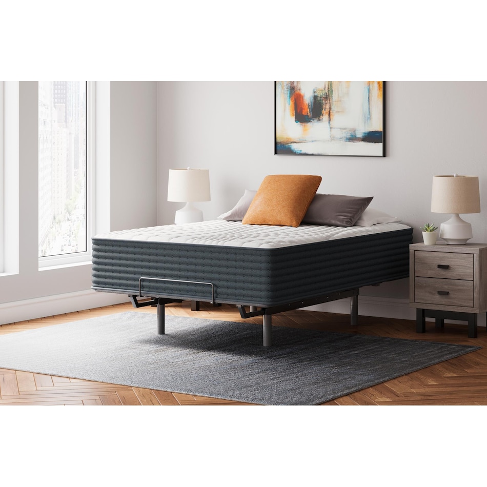 gruve   inch hybrid white mattress queen   