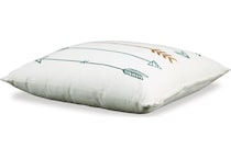 gyldan white teal gold pillow   