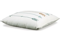 gyldan white teal gold pillow   