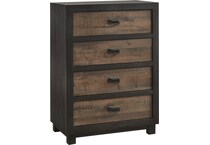 haines dark chocolate chest   
