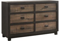 haines dark chocolate dresser   