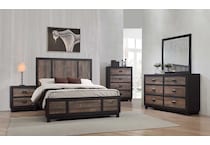 haines dark chocolate dresser   